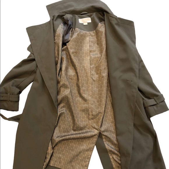 Micheal Kors Wrap Trench Coat - Picture 7 of 12